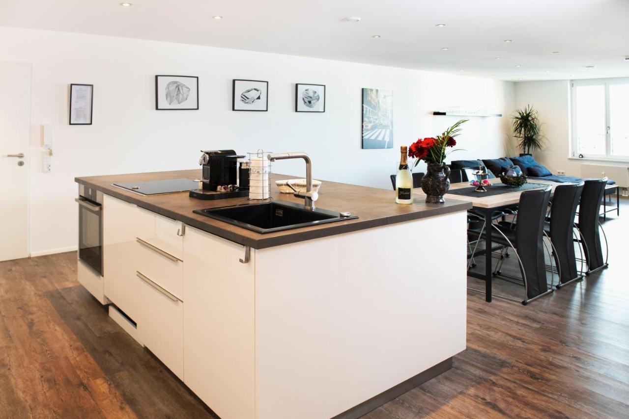 Luxus Suite Im Herzen Von Kempten***** +Parkplatz エクステリア 写真