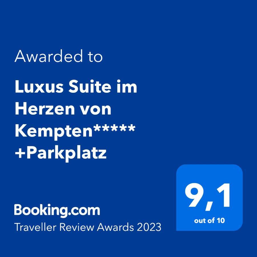 Luxus Suite Im Herzen Von Kempten***** +Parkplatz エクステリア 写真