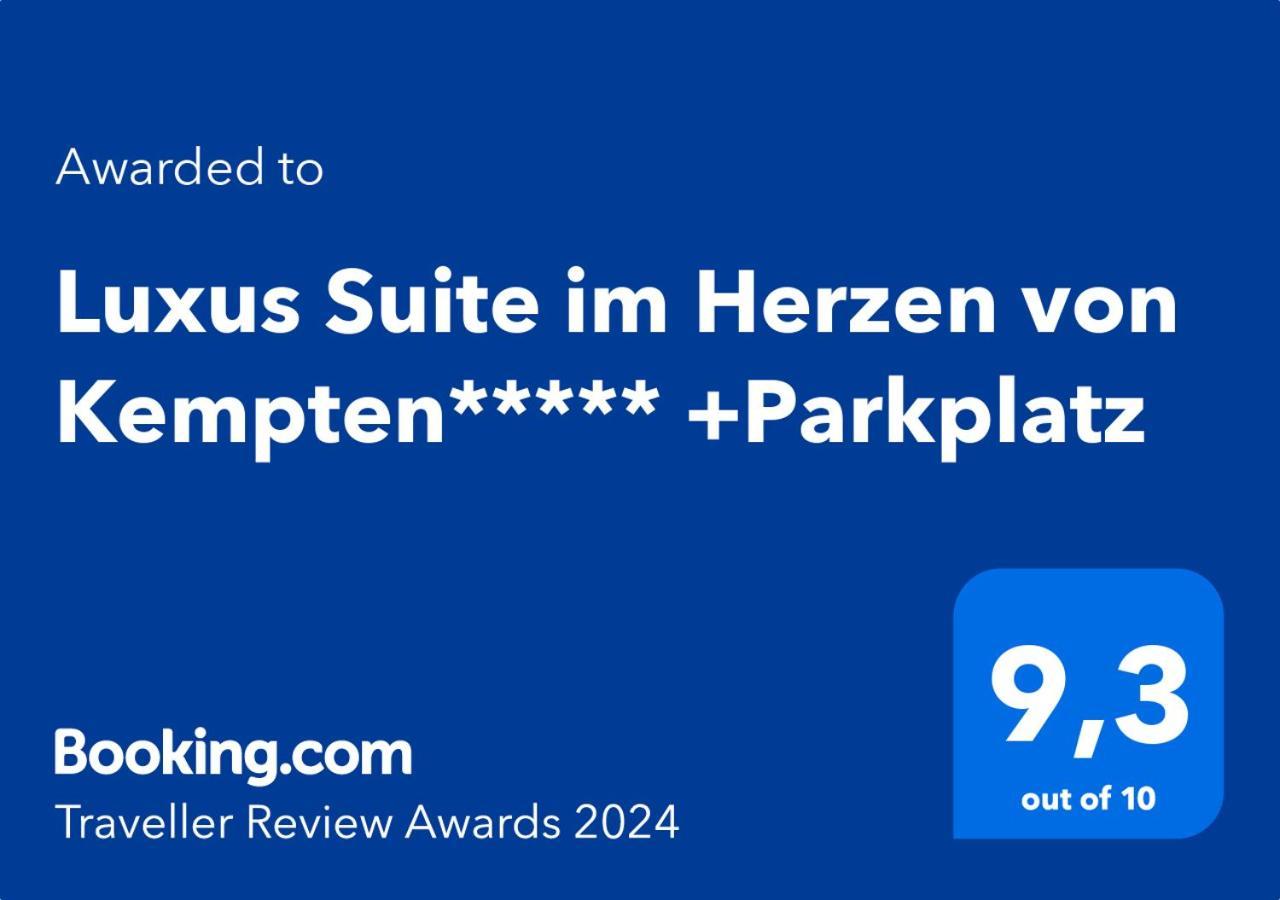 Luxus Suite Im Herzen Von Kempten***** +Parkplatz エクステリア 写真